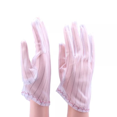 คลีนรูมเตียงเด็กอ่อนทิ้งสีขาวป้องกันไฟฟ้าสถิตย์ Esd Latex Finger Cot ถุงมือยาง