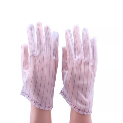 คลีนรูมเตียงเด็กอ่อนทิ้งสีขาวป้องกันไฟฟ้าสถิตย์ Esd Latex Finger Cot ถุงมือยาง