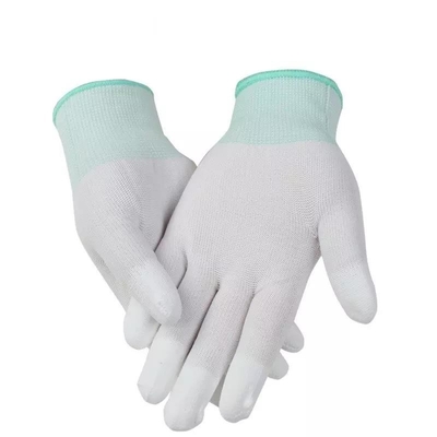 PU Electronic Work Anti Static Esd Glove พร้อม PVC Dot Coated