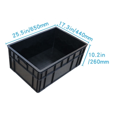 400x300x270 Conductive Antistatic ESD Electronics Storage Tray สำหรับส่วนประกอบ PCB