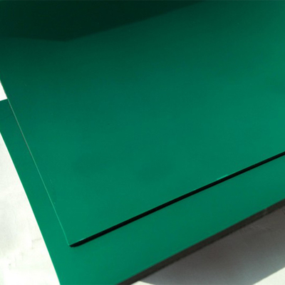 สีเขียว 1.2mx10m 2mm ESD แผ่นยางป้องกันไฟฟ้าสถิตย์สำหรับโต๊ะทำงาน