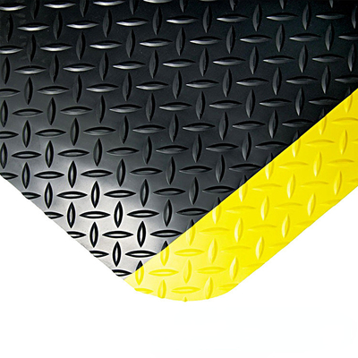 3 ชั้นพื้นสีดำและสีเหลือง ESD Anti Fatigue Mat Professional