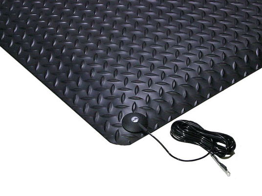 ESD PVC Anti Fatigue แผ่นยางป้องกันไฟฟ้าสถิตย์ Heavy Duty Industrial Floor