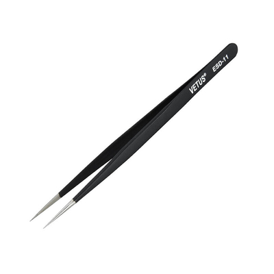 แหนบต่อขนตา VETUS แหนบสีชมพู High ESD Anti - Static Lash Tweezer ทนทานและทนทาน