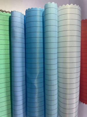 ผ้าโพลีเอสเตอร์ป้องกันไฟฟ้าสถิตย์ ESD Cleanroom Polyester Grid ผ้า ESD 0.5 ซม. Pitch Grid