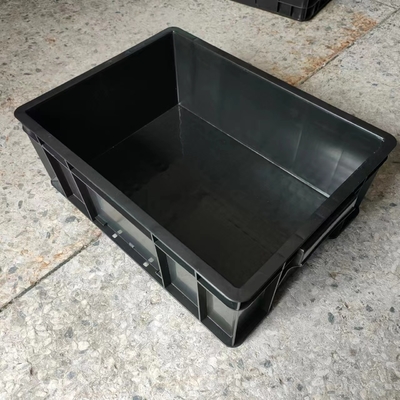 กล่องส่วนประกอบ ESD ถังเก็บที่ปลอดภัย ESD กล่องป้องกันไฟฟ้าสถิตย์สีดำขนาดเล็ก ถาดบรรจุภัณฑ์ป้องกันไฟฟ้าสถิตขนาดเล็กแบบพลาสติกนำไฟฟ้า
