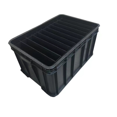 กล่องพลาสติกเซฟตี้ ESD ขนาดเล็ก 350 * 265 * 125 มม. Anti Static Bin เคลือบเงา