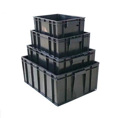 กล่องพลาสติกเซฟตี้ ESD ขนาดเล็ก 350 * 265 * 125 มม. Anti Static Bin เคลือบเงา