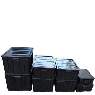 กล่องพลาสติกเซฟตี้ ESD ขนาดเล็ก 350 * 265 * 125 มม. Anti Static Bin เคลือบเงา