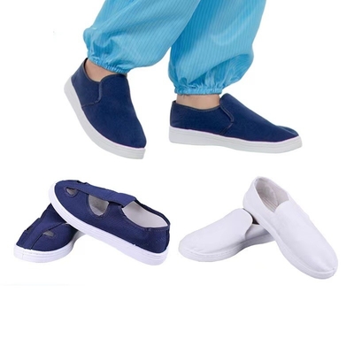 Cleanroom Breathable Anti Static ESD รองเท้าสีขาว ESD Safety Shoes