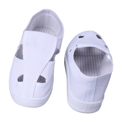 Cleanroom Breathable Anti Static ESD รองเท้าสีขาว ESD Safety Shoes