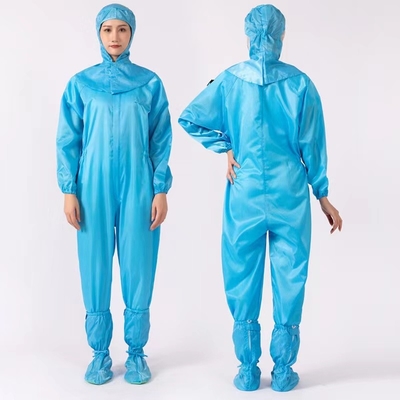 ESD Clean Room Clothes Worker Suit ชุดป้องกันไฟฟ้าสถิตย์ 100D * 100D