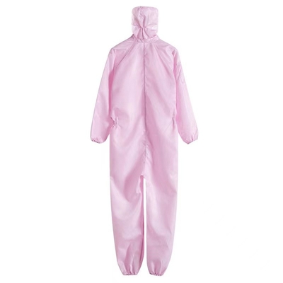 165 * 80 ESD เสื้อผ้าป้องกันไฟฟ้าสถิตย์ Clean Room Smock Overcoat 100D * 100D
