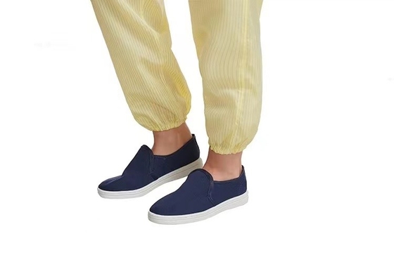 Hooded Clean Room เสื้อผ้าป้องกันไฟฟ้าสถิตย์ Polyester Dustfree ESD Workwear