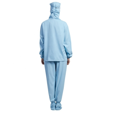 Cleanroom Hooded Anti Static Workwear เสื้อแขนยาวกางเกง