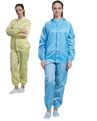 เสื้อแล็บป้องกันไฟฟ้าสถิตย์ทางการแพทย์กันฝุ่น Unisex ESD Lab Coat