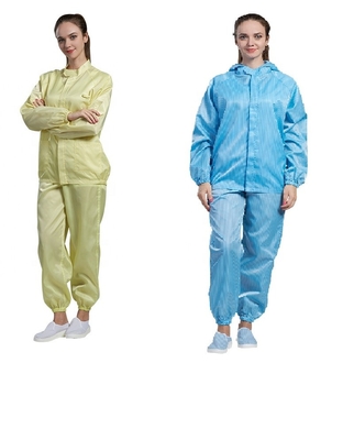 เสื้อแล็บป้องกันไฟฟ้าสถิตย์ทางการแพทย์กันฝุ่น Unisex ESD Lab Coat