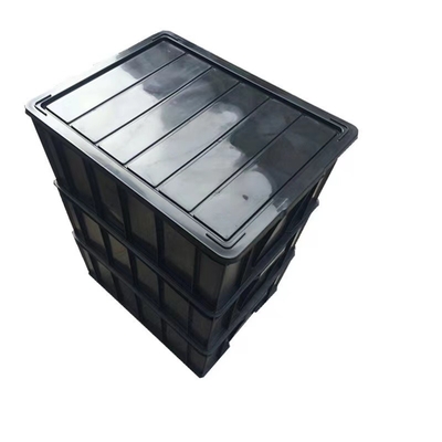 พลาสติกรีไซเคิล ESD Safe Bins SMT Reel PP ส่วนประกอบพร้อมฝาปิด
