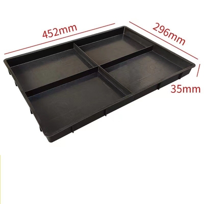 ESD OEM Anti Static Container Plastic Custom Pallet Circulation สีดำ