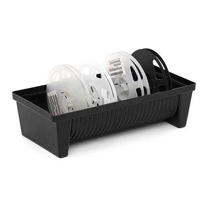 Fairtech ESD Storage Bin ชั้นวาง SMT PCB สีดำบรรจุพลาสติก ESD Safe Bins
