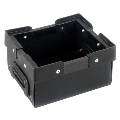กล่องพลาสติกกันน้ำ ESD สีดำกล่อง SMD ม้วนเก็บเทป