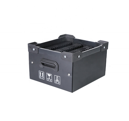 กล่องพลาสติกกันน้ำ ESD สีดำกล่อง SMD ม้วนเก็บเทป