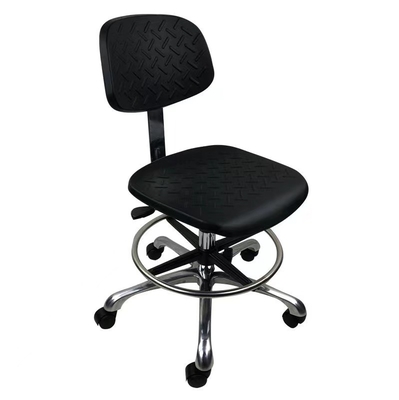 AntiStatic ESD ประหยัด Ergonomic Lab สตูลอลูมิเนียม ESD เก้าอี้พร้อมล้อ