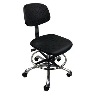 AntiStatic ESD ประหยัด Ergonomic Lab สตูลอลูมิเนียม ESD เก้าอี้พร้อมล้อ