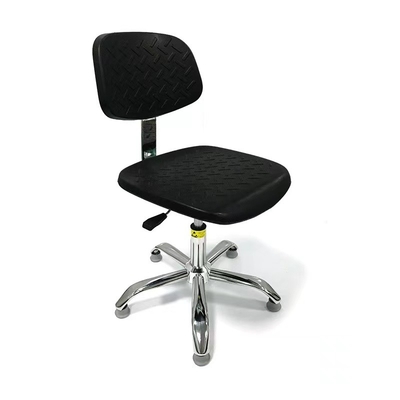 330mm Anti Static Lab เก้าอี้ PU Foam Chair พร้อมพนักพิง