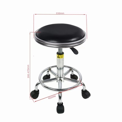 สำนักงาน ESD Anti Static Lab เก้าอี้ PU Leather Industrial Lab Furniture