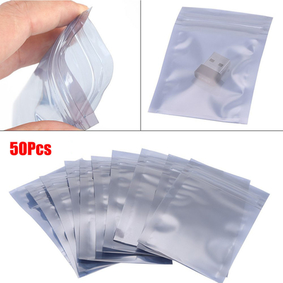 ถุงสูญญากาศ ESD Mbb ป้องกันไฟฟ้าสถิตย์พิมพ์ LDPE ฟอยล์ป้องกันความชื้น