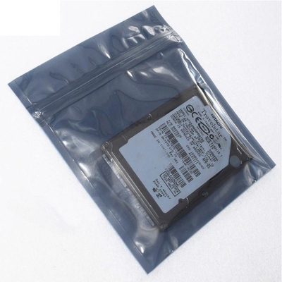 HDD พลาสติก LDPE ถุงป้องกันไฟฟ้าสถิตย์ Ziplock พิมพ์ ESD Shielding