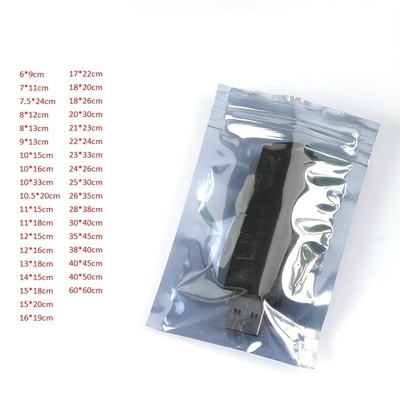 PCB ใช้ถุงป้องกันไฟฟ้าสถิตย์ ESD ถุงเก็บฝุ่น PET Pink PE ลามิเนตฟอยล์ Bag