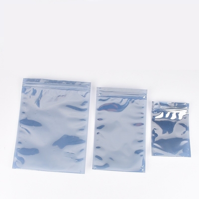 ด้านข้างซีลโปร่งแสง ESD ป้องกันไฟฟ้าสถิตย์ถุงป้องกัน Dustproof Waterproof