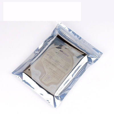 ด้านข้างซีลโปร่งแสง ESD ป้องกันไฟฟ้าสถิตย์ถุงป้องกัน Dustproof Waterproof