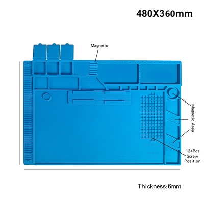 ซิลิโคน Anti Static Repair Mat การประสาน ฉนวน Work Station Kit