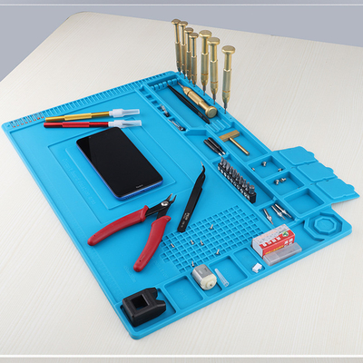 Magnetic Anti Static Repair Mat ฉนวนกันความร้อนคอมพิวเตอร์ Solder Rework ESD