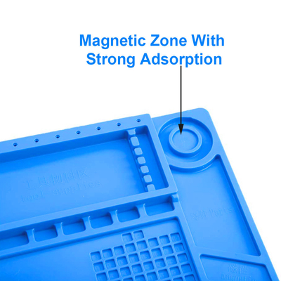 Magnetic Anti Static Repair Mat ฉนวนกันความร้อนคอมพิวเตอร์ Solder Rework ESD