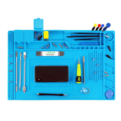 แผ่นซิลิโคนเชื่อม ESD Anti Static การประสาน Mat Heat Resistant Repair Tools