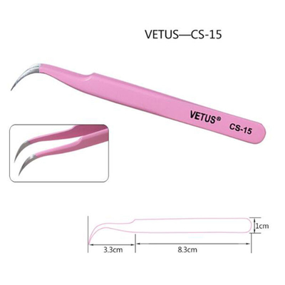 Vetus ESD 15 แหนบ Antistatic Precision Eyebow แหนบสแตนเลส