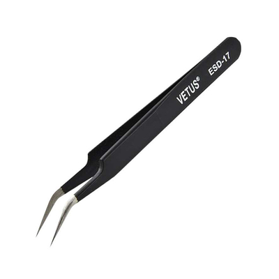 ป้องกันไฟฟ้าสถิตย์ ESD Vetus Eye Brow Tweezers Conductive Lash Tweezers