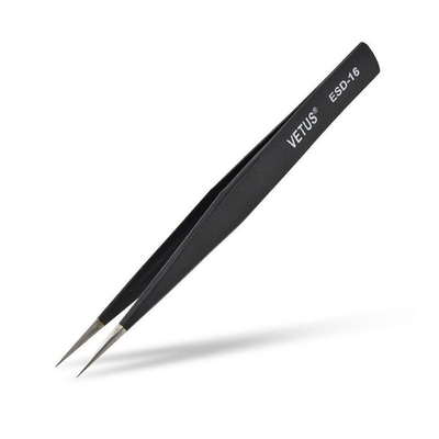 ป้องกันไฟฟ้าสถิตย์ ESD Vetus Eye Brow Tweezers Conductive Lash Tweezers