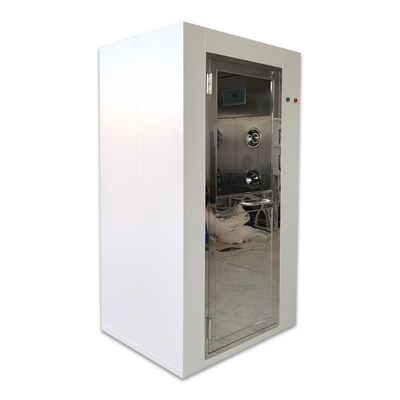 GMP Standard 380V Pharmaceutical Cleanroom Air Shower บานเลื่อนประตู