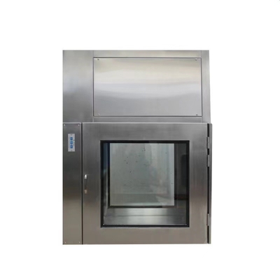 คลีนรูม SUS304 SS Pass Box UV Light Static Pass Static Through Box