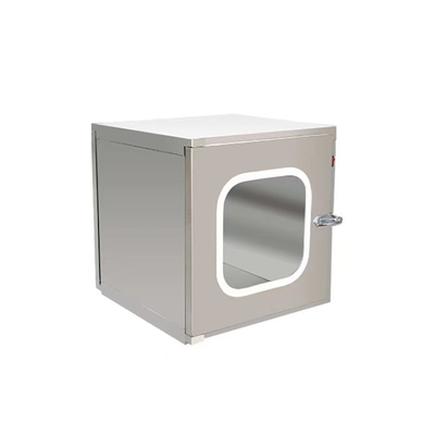 220V 50Hz Cleanroom Pass Box ล็อคอิเล็กทรอนิกส์ อุปกรณ์ห้องปฏิบัติการ Pass Box