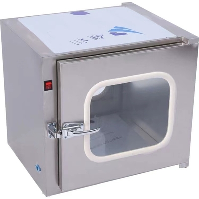 220V 50Hz Cleanroom Pass Box ล็อคอิเล็กทรอนิกส์ อุปกรณ์ห้องปฏิบัติการ Pass Box