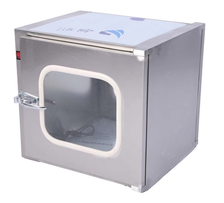 220V 50Hz Cleanroom Pass Box ล็อคอิเล็กทรอนิกส์ อุปกรณ์ห้องปฏิบัติการ Pass Box