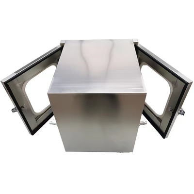 220V 50HZ Cold Rolled Cleanroom Pass Box กล่องสเตนเลสสตีล Static Pass