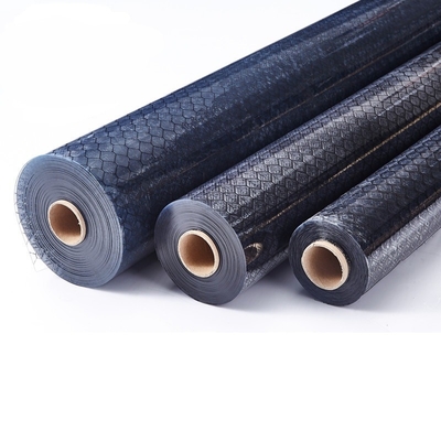 Black ESD Grid Curtain ไวนิล Honeycomb ตาข่ายโปร่งใสแผ่นฟิล์มคลีนรูม