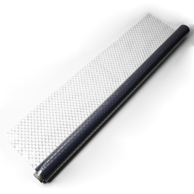 Black ESD Grid Curtain ไวนิล Honeycomb ตาข่ายโปร่งใสแผ่นฟิล์มคลีนรูม